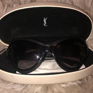 YSL cat eye shades